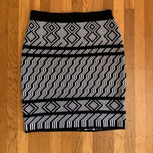 Etcetera Patterned Pencil Skirt